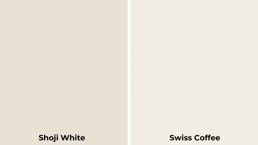 Shoji White vs swiss coffee