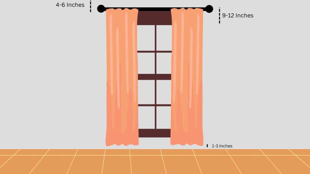 curtain length for a 9 foot ceiling room